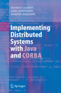 Implementing Distributed Systems with Java and Corba