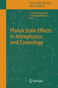 Planck Scale Effects in Astrophysics and Cosmology (Lecture Notes in Physics)
