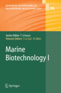 Marine Biotechnology I (Advances in Biochemical Engineering Biotechnology)