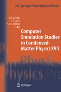 Computer Simulation Studies in Condensed-matter Physics XVII : Proceedings of the Seventeenth Workshop, Athens, Ga, USA, February 16-20, 2004 (Springe