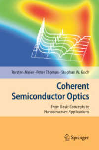 Coherent Semiconductor Optics : From Basic Concepts to Nanostructure Applications