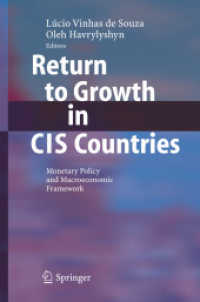 Return to Growth in Cis Countries : Monetary Policy and Macroeconomic Framework