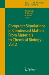 Computer Simulations in Condensed Matter : From Materials to Chemical Biology (Lecture Notes in Physics) 〈2〉