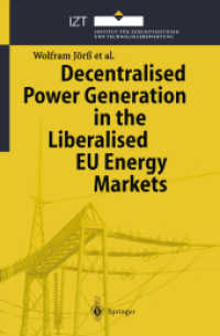 Decentralised Power Generation in the Liberalised EU Energy Markets : Results from the Decent Research Project
