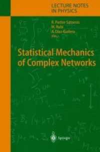 Statistical Mechanics of Complex Networks (Lecture Notes in Physics)