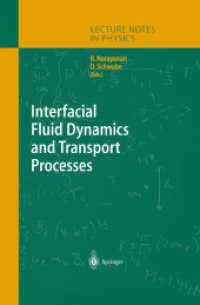 Interfacial Fluid Dynamics and Transport Processes (Lecture Notes in Physics)