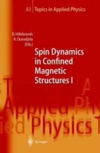 Spin Dynamics in Confined Magnetic Structures I (Topics in Applied Physics 83)