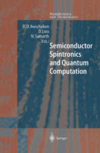 Semiconductor Spintronics and Quantum Computation (NanoScience and Technology)