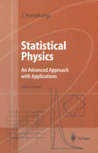 Statistical Physics : An Advanced Approach with Applications. Web-enhanced with Problems and Solutions (Advanced Texts in Physics) （2ND）