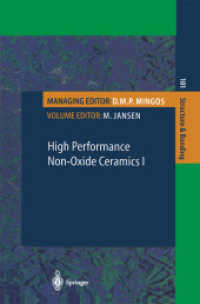 High Performance Non-Oxide Ceramics I (Structure and Bonding 101)