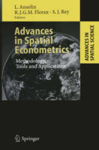 Advances in Spatial Econometrics : Methodology, Tools and Applications (Advances in Spatial Science)