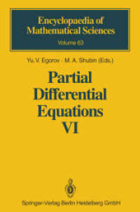 Partial Differential Equations VI : Elliptic and Parabolic Operators (Encyclopaedia of Mathematical Sciences)