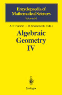Algebraic Geometry IV : Linear Algebraic Groups, Invariant Theory (Encyclopaedia of Mathematical Sciences 55)