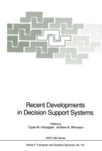 Recent Developments in Decision Support Systems (NATO Asi Series / Computer and Systems Sciences)