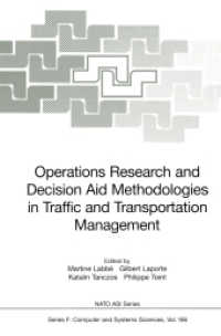 Operations Research and Decision Aid Methodologies in Traffic and Transportation Management (NATO Asi Series / Computer and Systems Sciences)