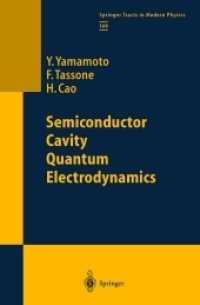 Semiconductor Cavity Quantum Electrodynamics (Springer Tracts in Modern Physics)