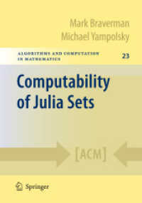 Computability of Julia Sets (Algorithms and Computation in Mathematics Vol.23)