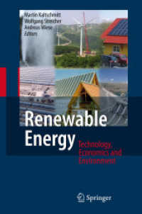 Renewable Energy : Technology, Economics and Environment