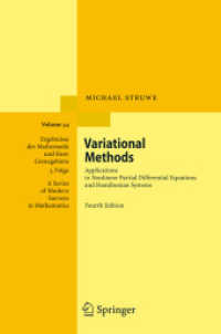 Variational Methods : Applications to Nonlinear Partial Differential Equations and Hamiltonian Systems (Ergebnisse Der Mathematik Und Ihrer Grenzgebie （4TH）