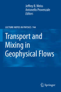 Transport and Mixing in Geophysical Flows (Lecture Notes in Physics)