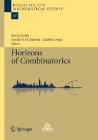 Horizons of Combinatorics (Bolyai Society Mathematical Studies)