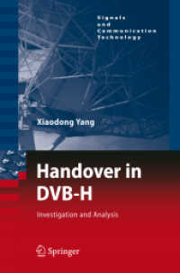 Handover in Dvb-h : Investigations and Analysis (Signals and Communication Technology)
