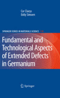 Extended Defects in Germanium : Fundamental and Technological Aspects (Springer Series in Materials Science 118)