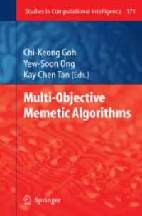 Multi-Objective Memetic Algorithms (Studies in Computational Intelligence 171)