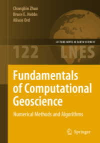 Fundamentals of Computational Geoscience : Numerical Methods and Algorithms (Lecture Notes in Earth Sciences 122)