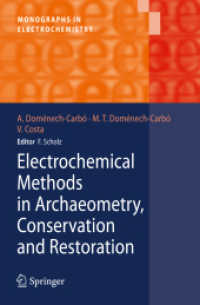 Electrochemical Methods in Archaeometry, Conservation and Restoration (Monographs in Electrochemistry)