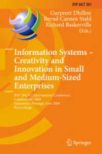 Information Systems -- Creativity and Innovation in Small and Medium-Sized Enterprises (IFIP Advances in Information and Communication Technology .301)