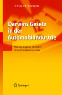 Auslese - Darwins Gesetz in der Automobilindustrie : Wege, wie man zu den Gewinnern zählt （2010. 280 S. 23,5 cm）