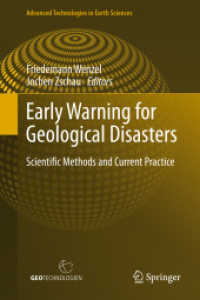 Early Warning for Geological Disasters : Scientific Methods and Current Practice (Advanced Technologies in Earth Sciences)