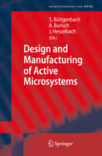 Design and Manufacturing of Active Microsystems (Microtechnology and MEMS)