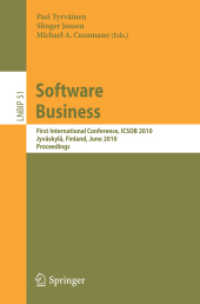 Software Business : First International Conference, Icsob 2010, Jyvaskyla, Finland, June 21-23, 2010, Proceedings (Lecture Notes in Business Informati