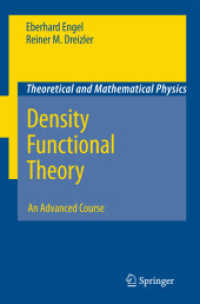 密度汎関数理論<br>Density Functional Theory : An Advanced Course (Theoretical and Mathematical Physics)