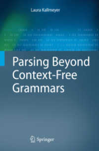 Parsing Beyond Context-Free Grammars (Cognitive Technologies) （2010. XII, 240 p.）