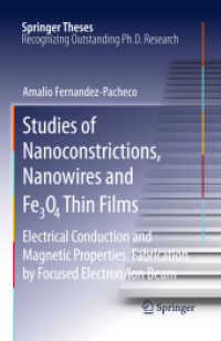 Studies of Nanoconstrictions, Nanowires and Fe3O4 Thin Films : Electrical Conduction and Magnetic Properties. Fabrication by Focused Electron/Ion Beam (Springer Theses)