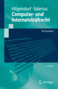 Computer - und internetstrafrecht : Ein grundriss (Springer-lehrbuch) （2ND）