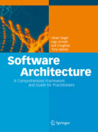 Software Architecture : A Comprehensive Framework and Guide for Practitioners