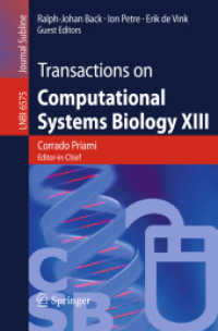 Transactions on Computational Systems Biology XIII (Lecture Notes in Computer Science) 〈Vol. 6575〉