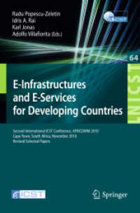 E-Infrastructure and E-Services for Developing Countries : Second International Icst Conference, Africom 2010, Cape Town, South Africa, November 25-26
