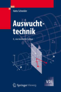 Auswuchttechnik (Vdi-buch) （8TH）