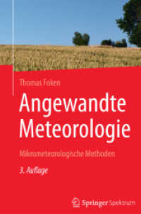 Angewandte Meteorologie : Mikrometeorologische Methoden （3RD）