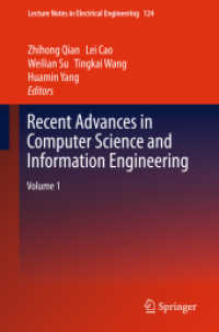 Recent Advances in Computer Science and Information Engineering, Volume 1 (Lecture Notes in Electrical Engineering) 〈Vol. 124〉