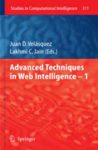 Advanced Techniques in Web Intelligence -1 :   (Studies in Computational Intelligence)