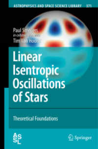Linear Isentropic Oscillations of Stars : Theoretical Foundations (Astrophysics and Space Science Library) （2010）