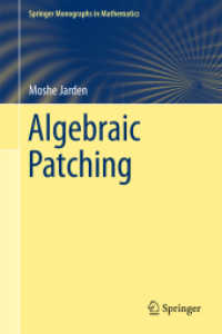 Algebraic Patching (Springer Monographs in Mathematics) （2011）