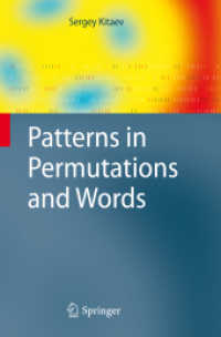 Patterns in Permutations and Words (Monographs in Theoretical Computer Science. an Eatcs Series) （2011）