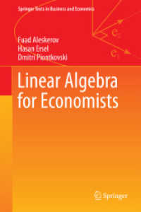 Linear Algebra for Economists (Springer Texts in Business and Economics)
